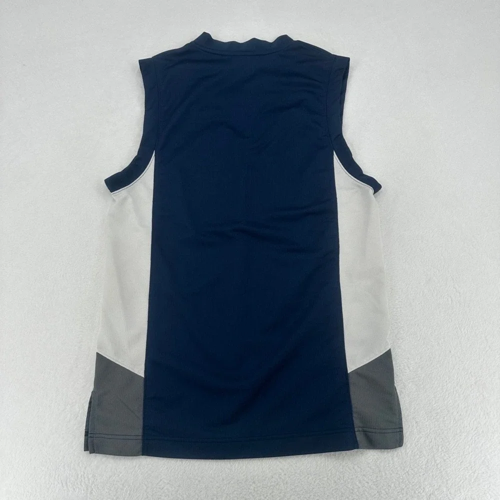 Jordan Sleeveless Athletic V Neck Top Blue‎ Gray Size Small